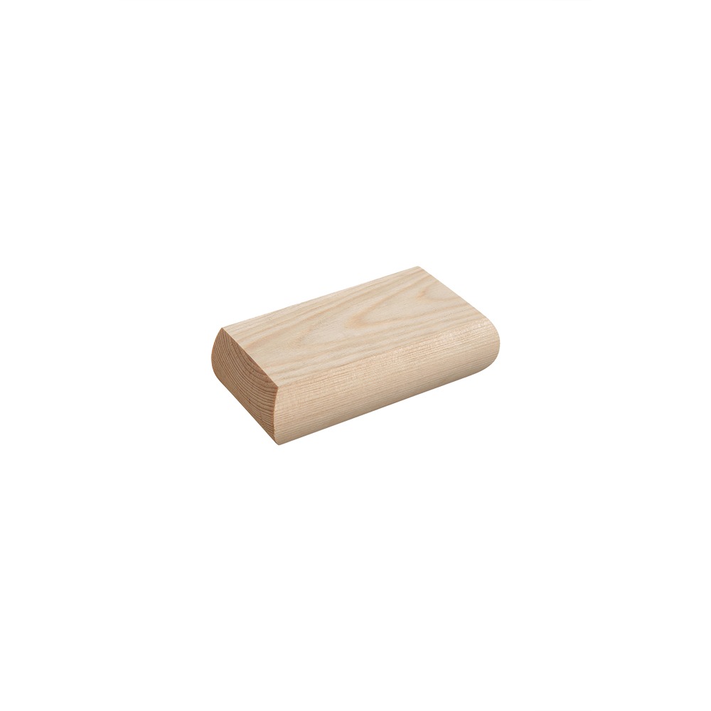 Benchmark Pine Low Profile Newel Cap Half